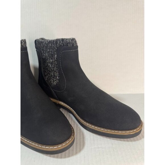 Comfortiva Rawnie boot in Black suede with a knit cuff 9.5 - Picture 2 of 6